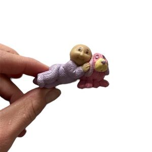 1984 Vintage Baby Dog Cabbage Patch Kids Doll Figurine